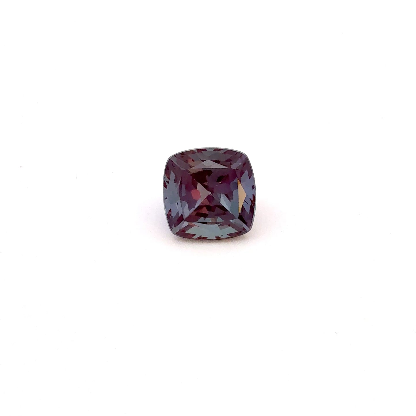 9mm Cushion Cut Lab-Grown Alexandrite Gemstone 4 1/2 Carats