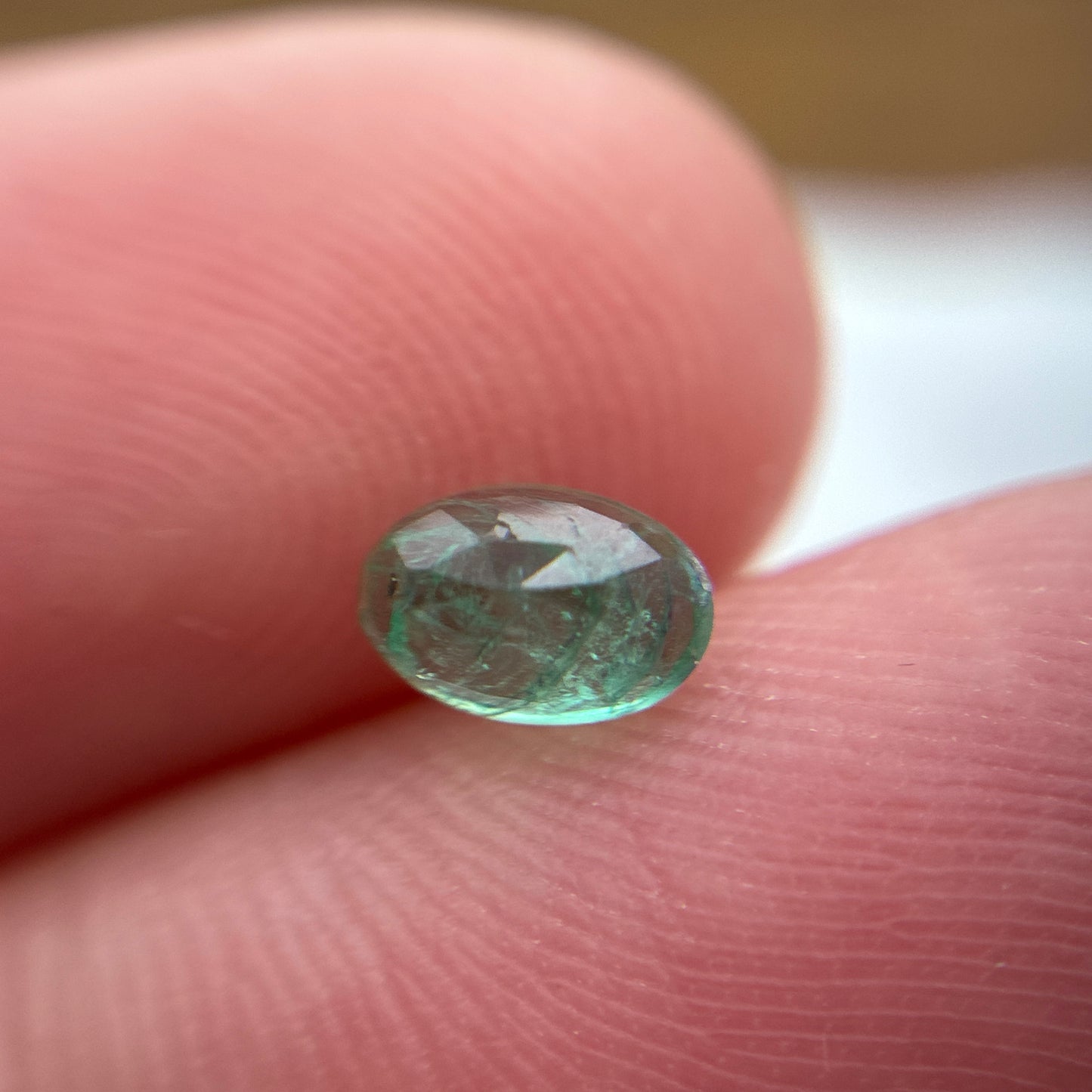 6x4mm Oval Cut Green Natural Emerald Loose Gemstone 1/2ct