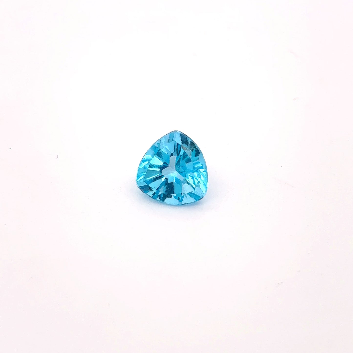 9mm Blue Topaz Trillion Cut Gemstone 3.27 carats