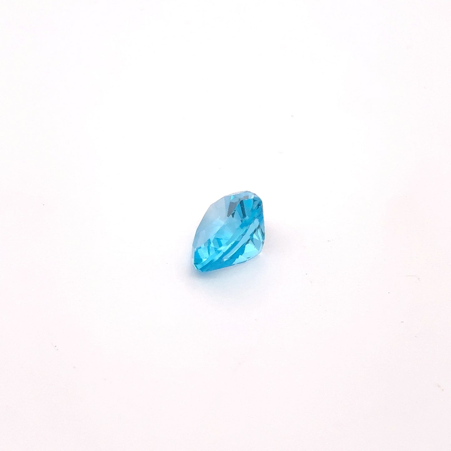 9mm Blue Topaz Trillion Cut Gemstone 3.27 carats