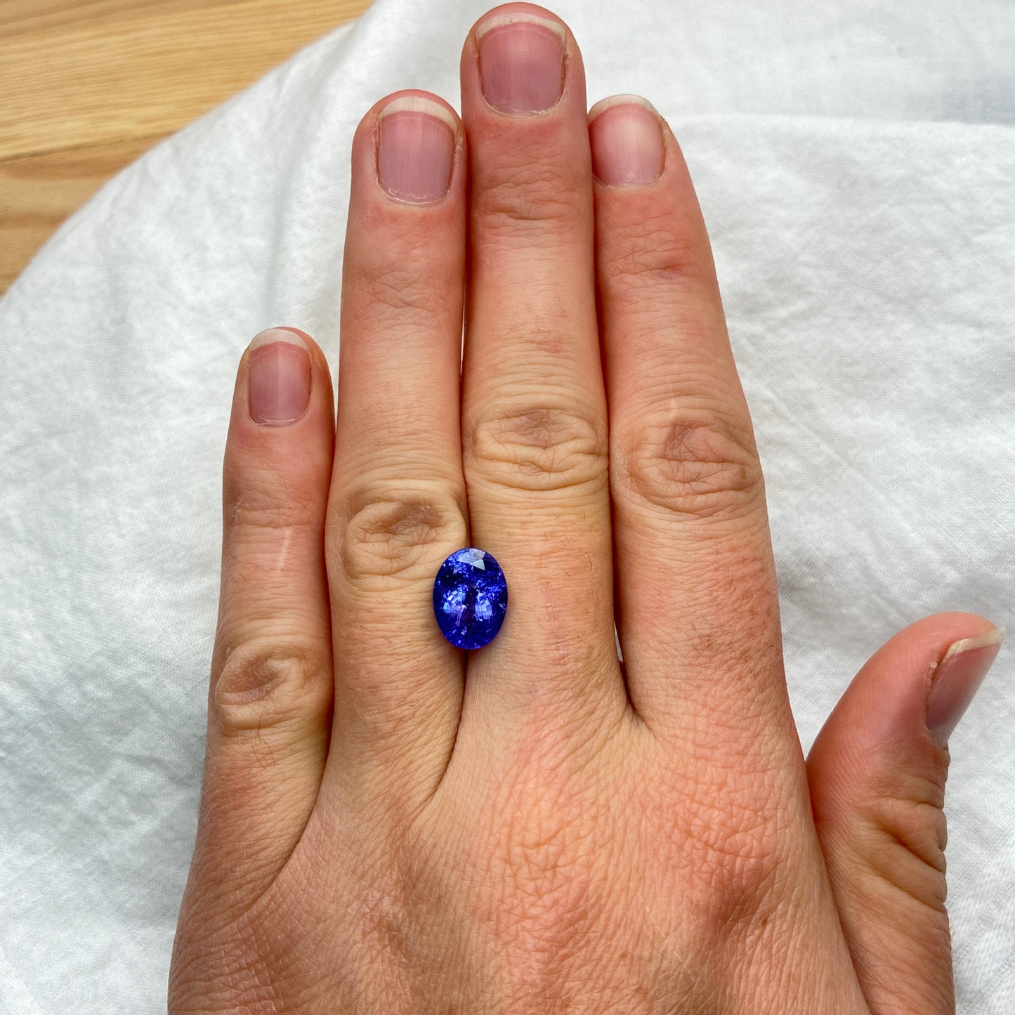 3.62 carats Natural Tanzanite Oval 11.45x8mm , Zoisite