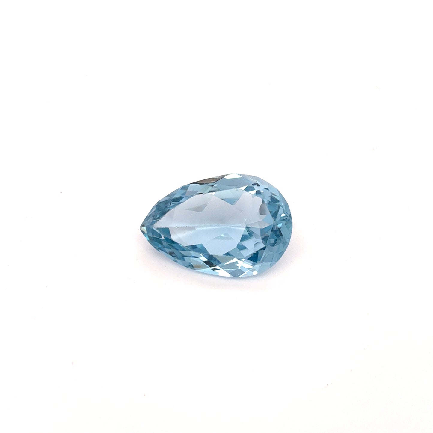 Lab-grown Blue Spinel Pear Cut 17.5x11.8mm 10 1/2 Carats