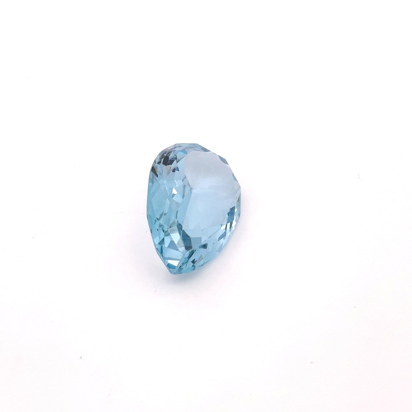 Lab-grown Blue Spinel Pear Cut 17.5x11.8mm 10 1/2 Carats
