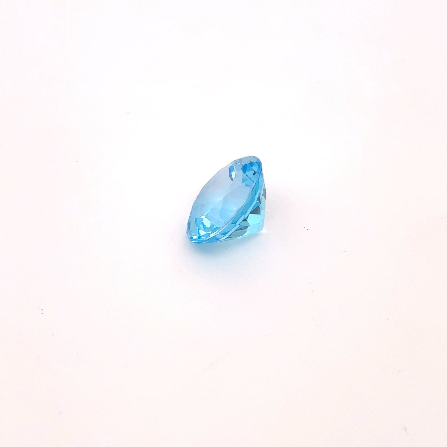 10mm Round Loose Blue Topaz Gemstone 4.22 Carats