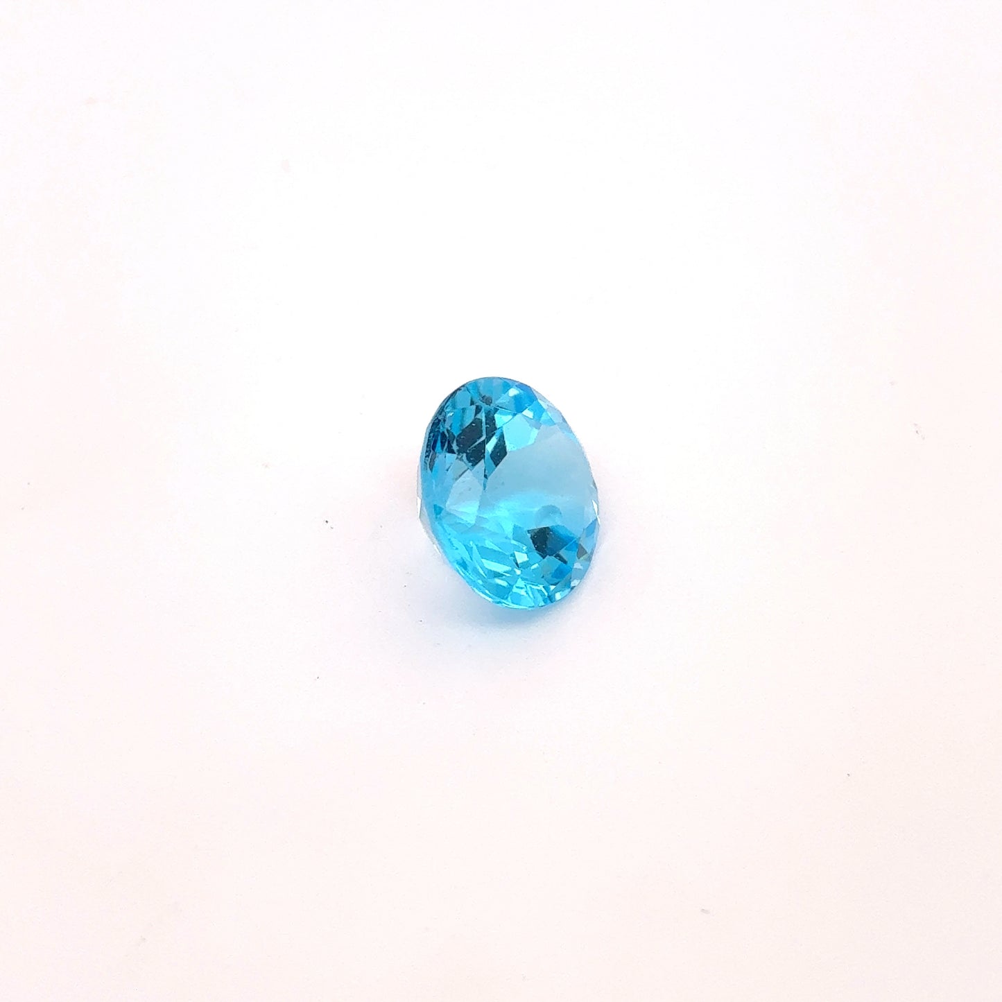 10mm Round Loose Blue Topaz Gemstone 4.22 Carats