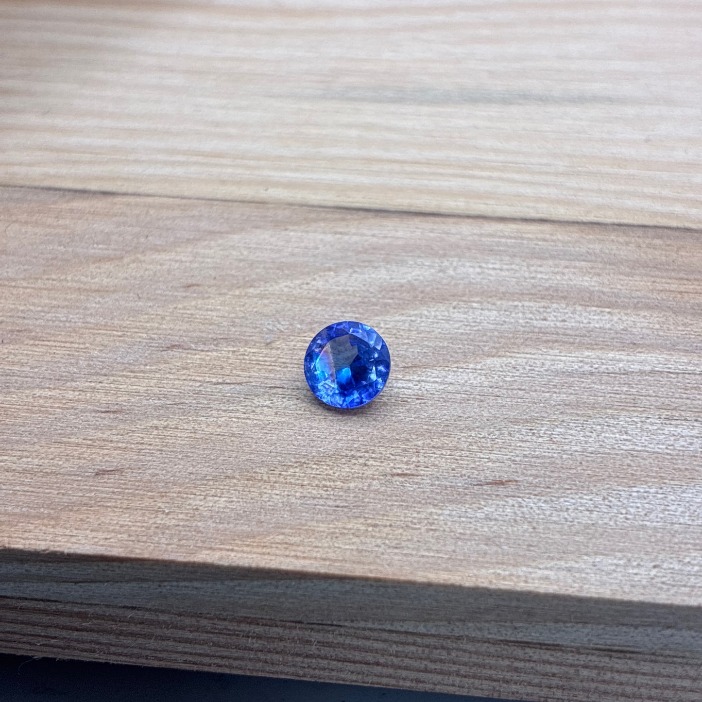 5.5mm Round Natural Tanzanite, 0.62 carat