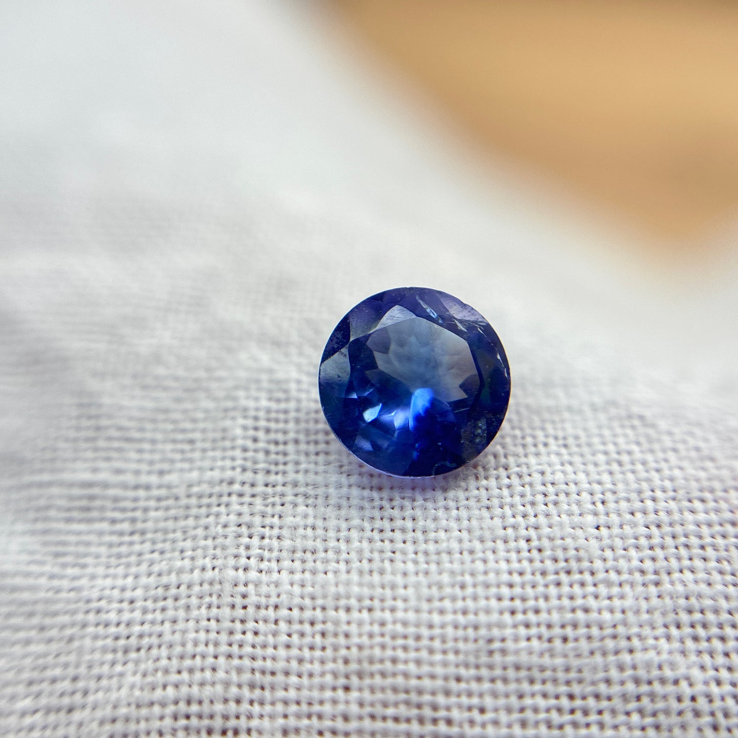 5.5mm Round Natural Tanzanite, 0.62 carat