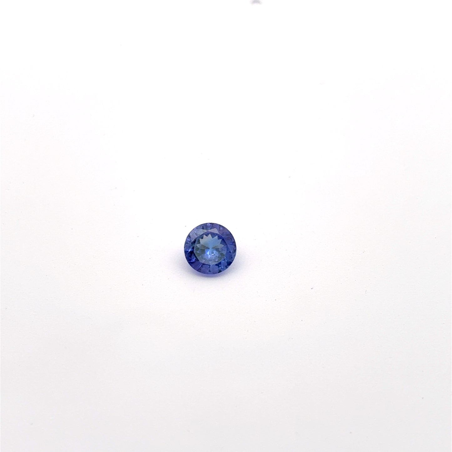 5.5mm Round Natural Tanzanite, 0.62 carat