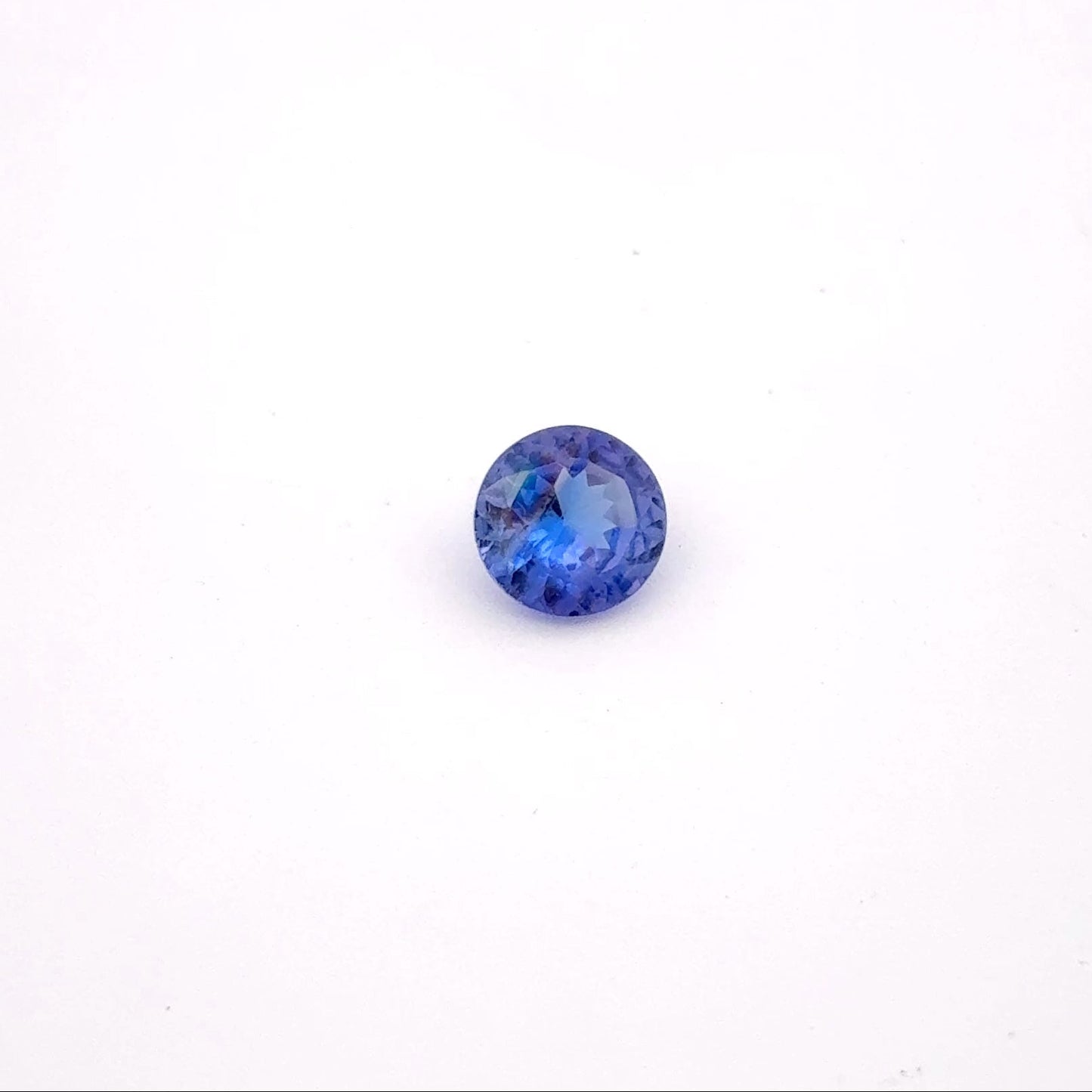 5.5mm Round Natural Tanzanite, 0.62 carat