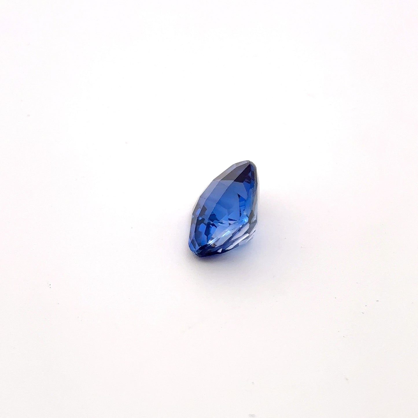 12x10mm Blue Lab Sapphire 8 carat Cushion Cut, Faceted Loose Gemstone