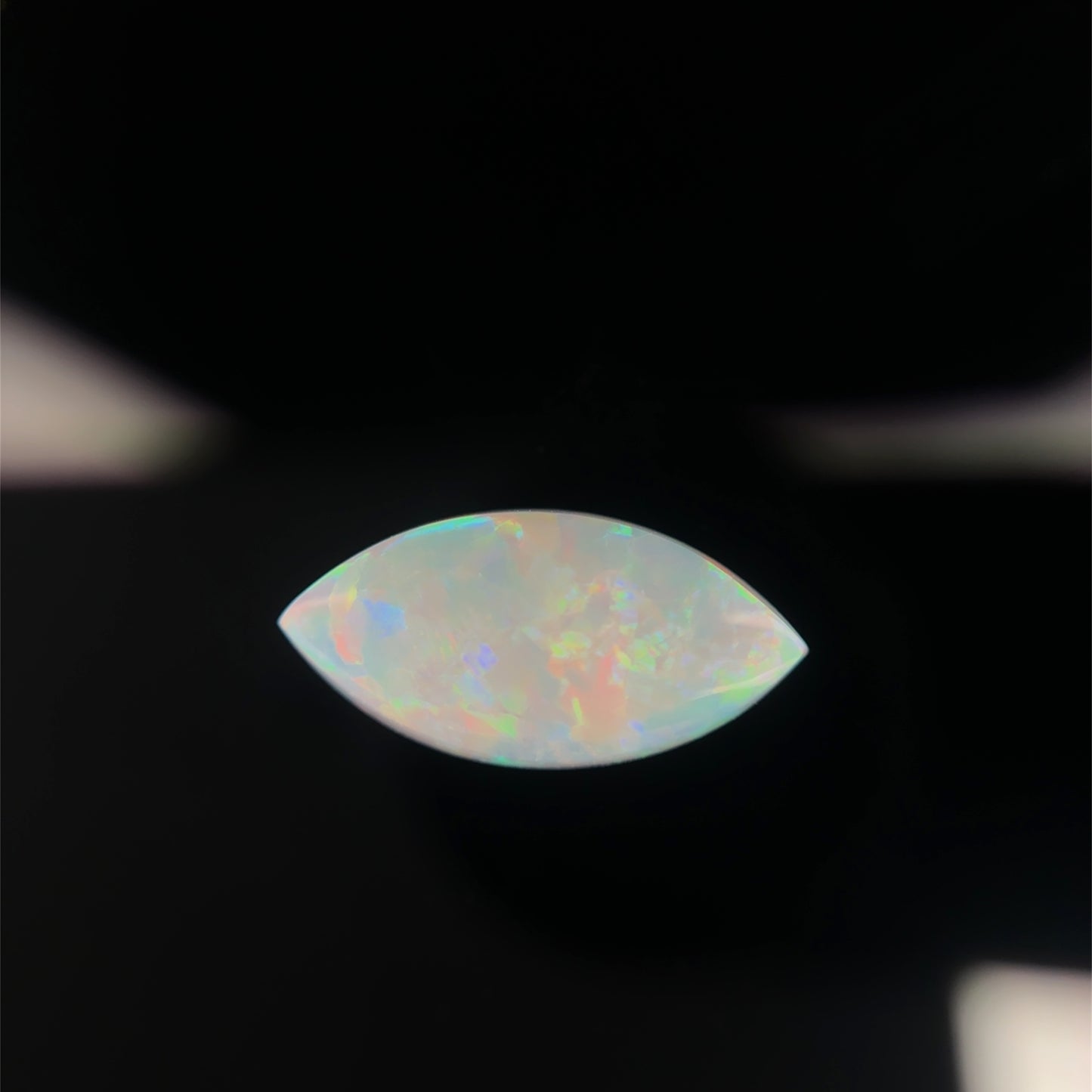 1 carat Australian White Opal 12.3x6.2mm Marquise Cabochon
