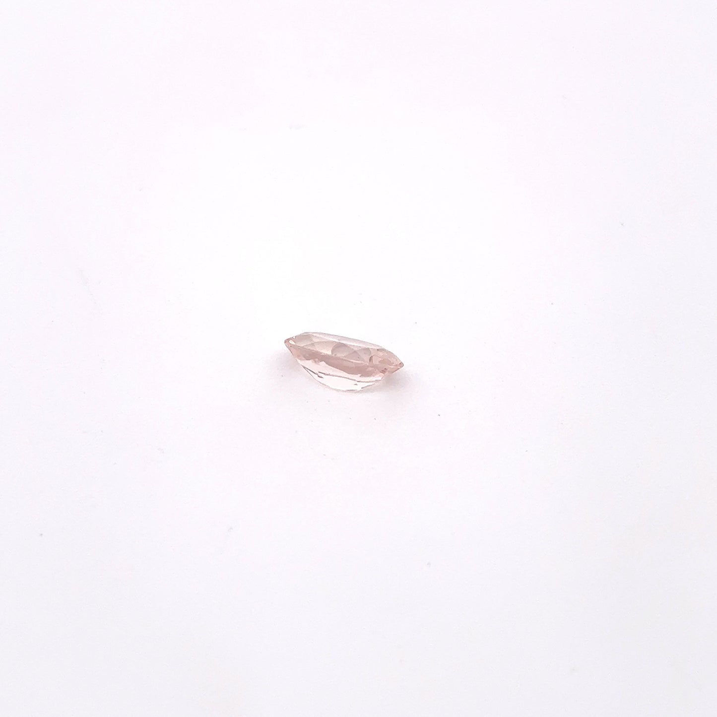 6x4mm Light Pink Morganite 0.37 carat Oval Cut, Faceted Loose Gemstone