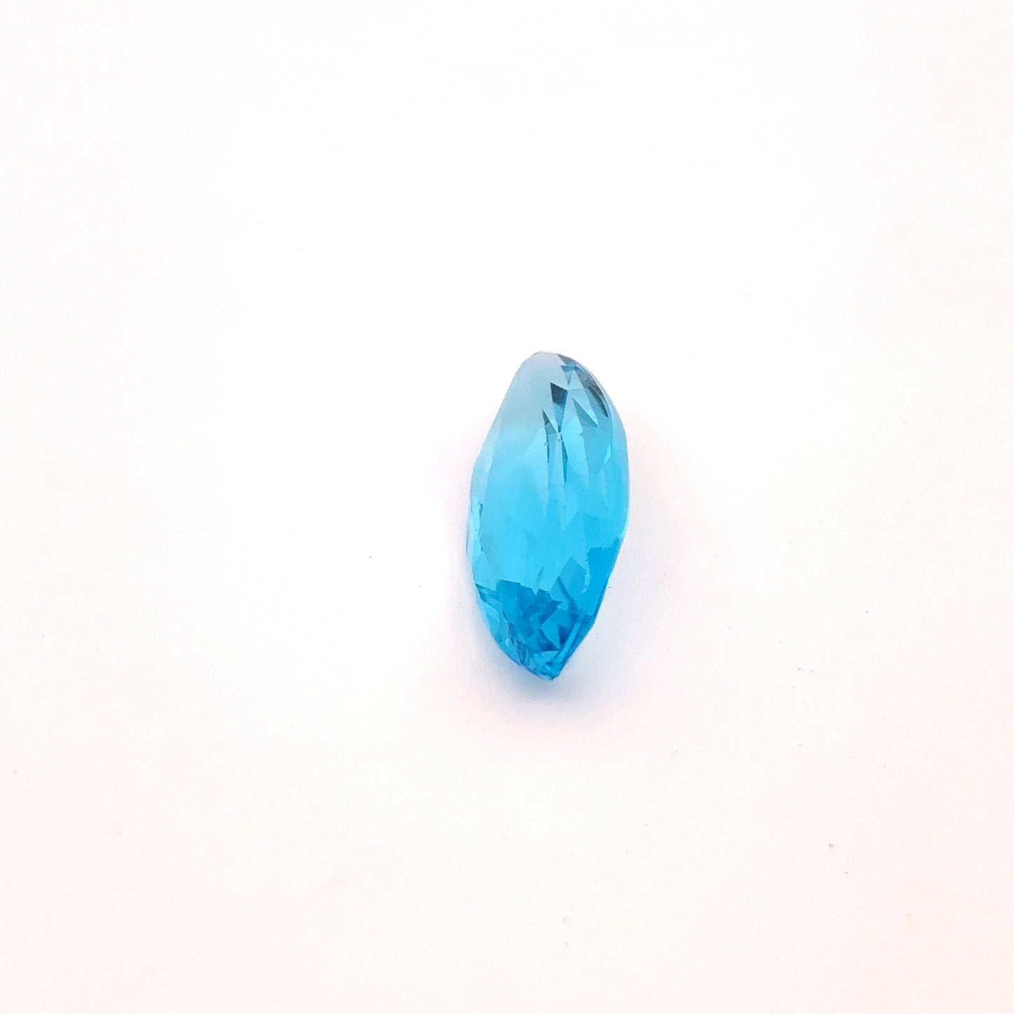 14.75x7mm Blue Topaz 3.43 carat Marquise Cut, Faceted Loose Gemstone
