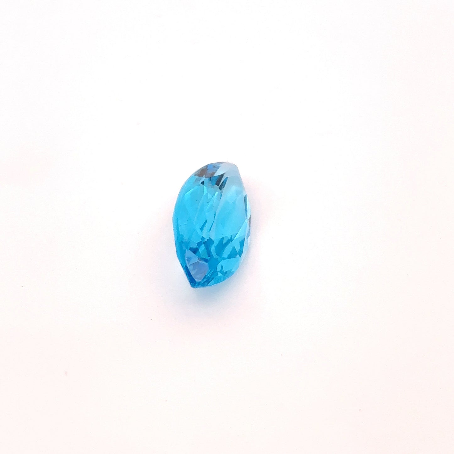 14.75x7mm Blue Topaz 3.43 carat Marquise Cut, Faceted Loose Gemstone
