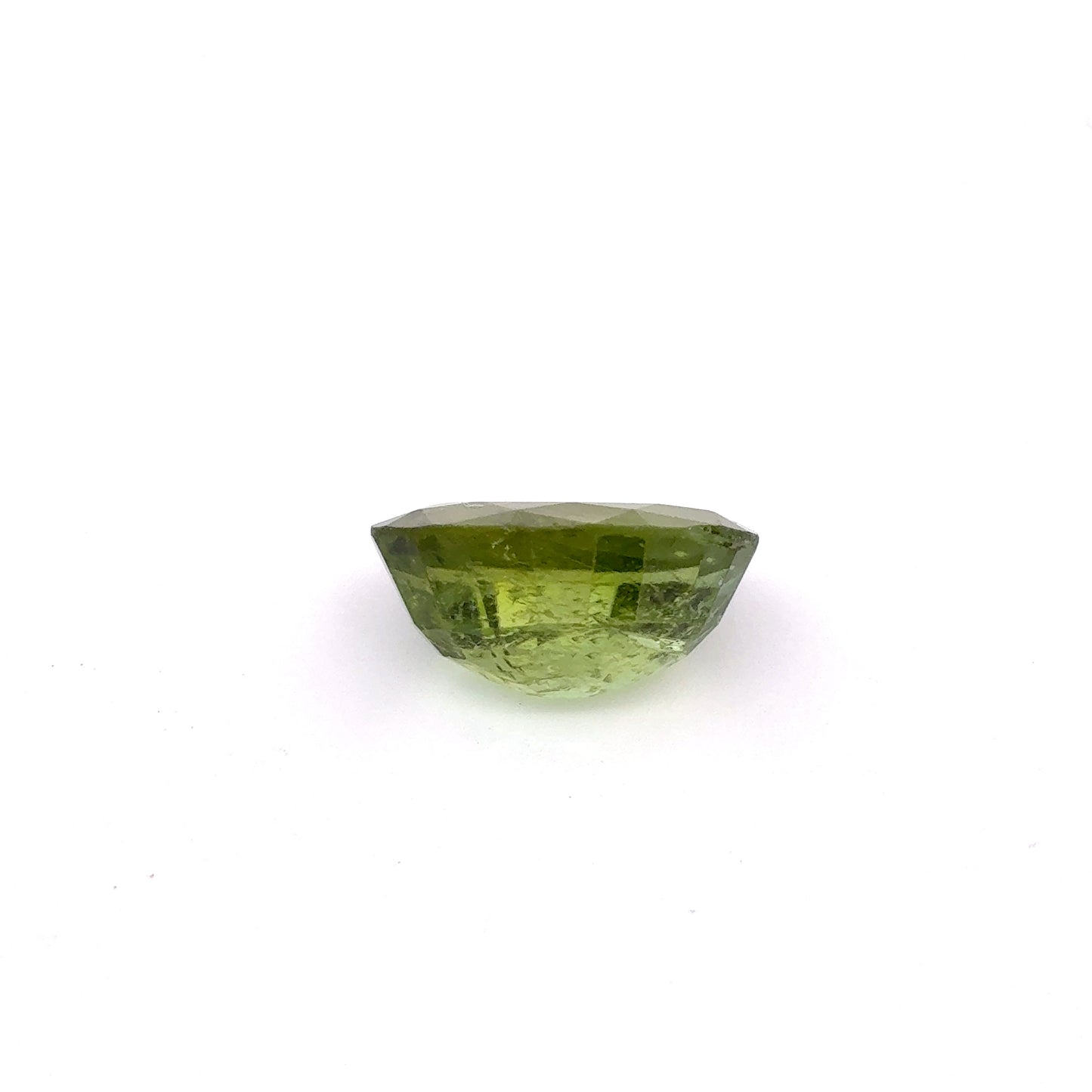 5 Carat Green Tourmaline 12.7x9.2mm Oval Cut, Faceted Loose Gemstone