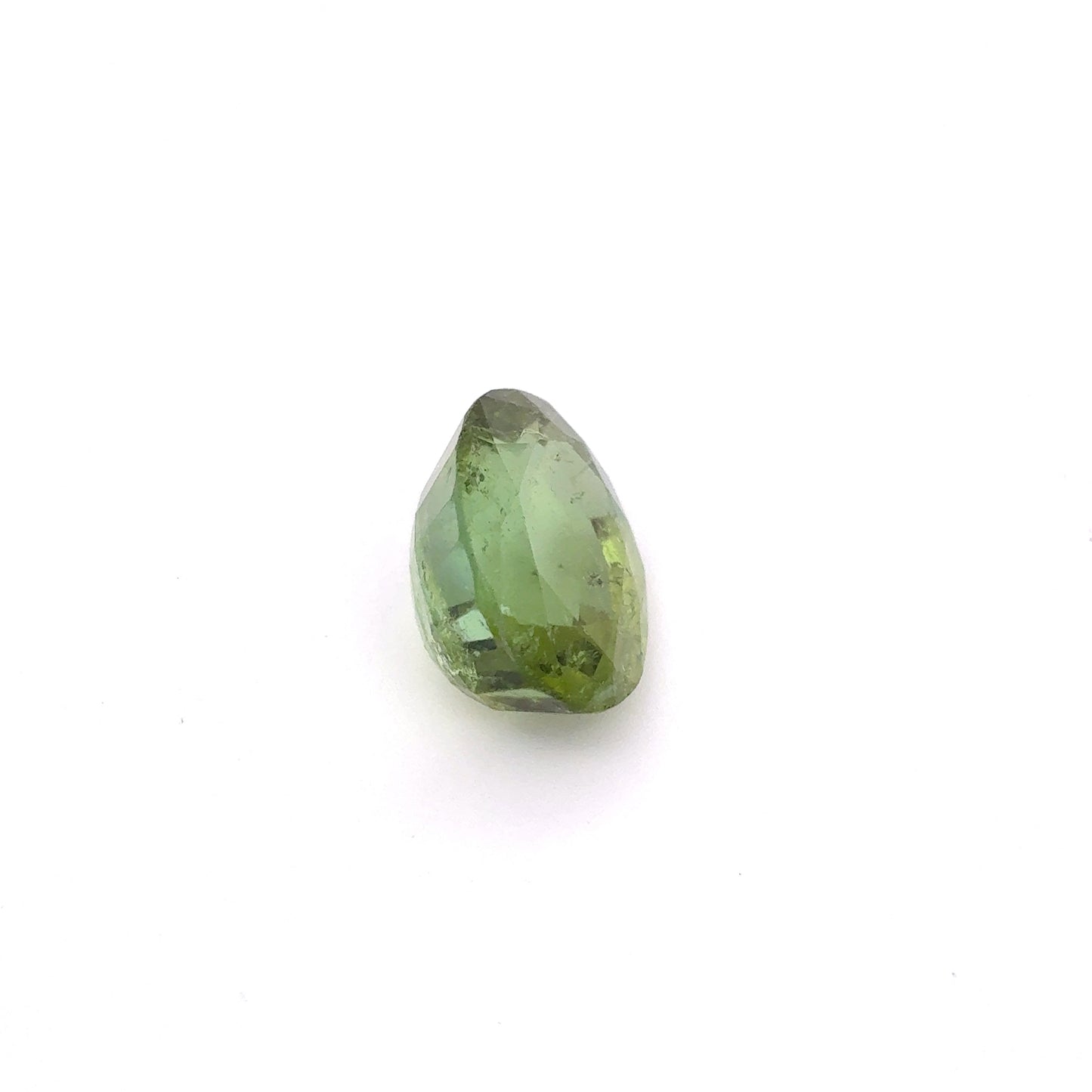 5 Carat Green Tourmaline 12.7x9.2mm Oval Cut, Faceted Loose Gemstone