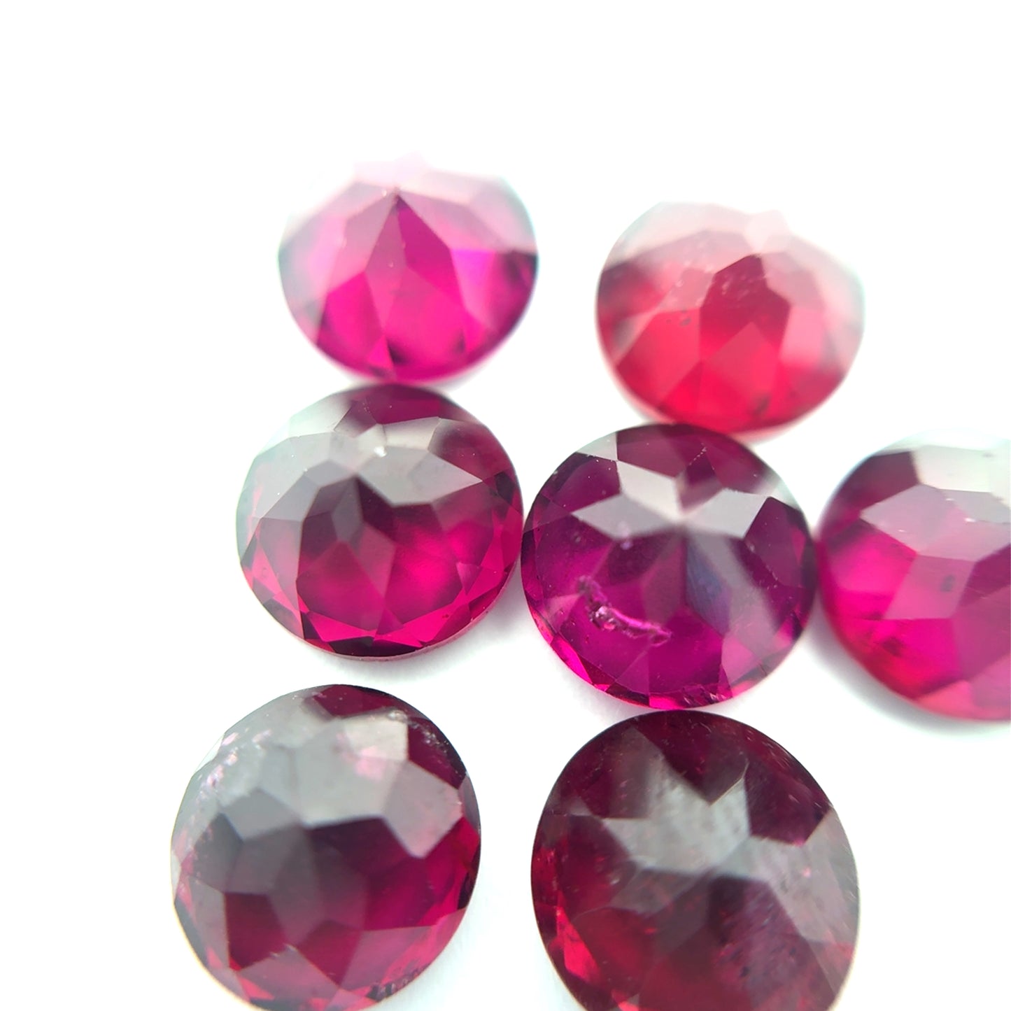 ONE 6mm Purple Garnet Round Cut, Faceted Loose Rhodolite Garnet