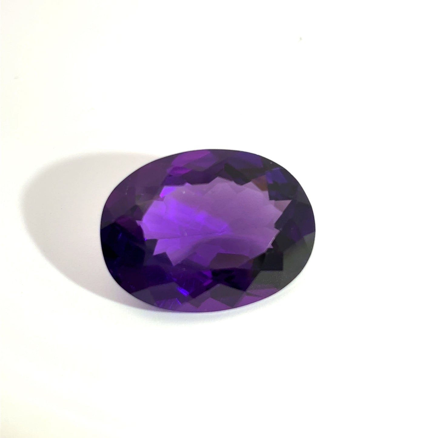 20x15mm Deep Purple Amethyst 15 carat Oval Cut, Faceted Loose Gemstone