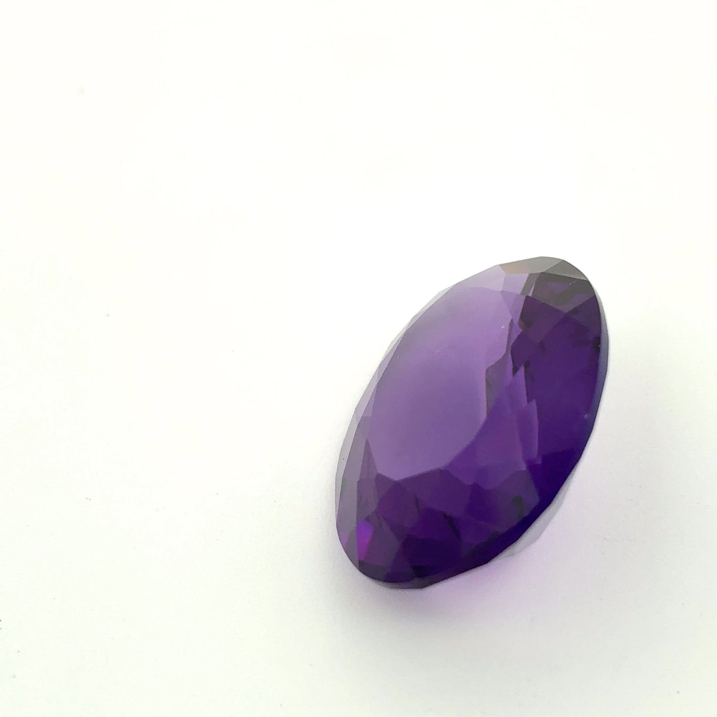 20x15mm Deep Purple Amethyst 15 carat Oval Cut, Faceted Loose Gemstone