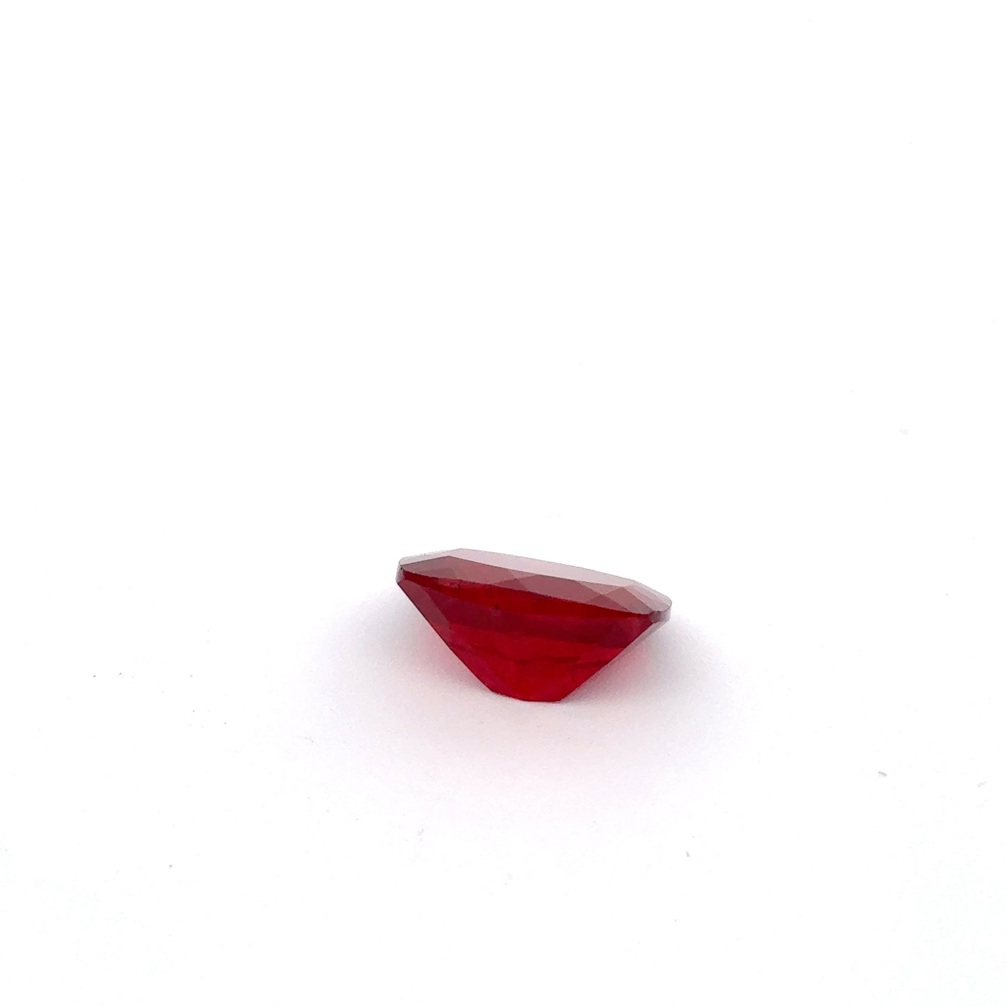 10x8mm Red Andesine 2 carat Cushion Cut, Faceted Loose Gemstone
