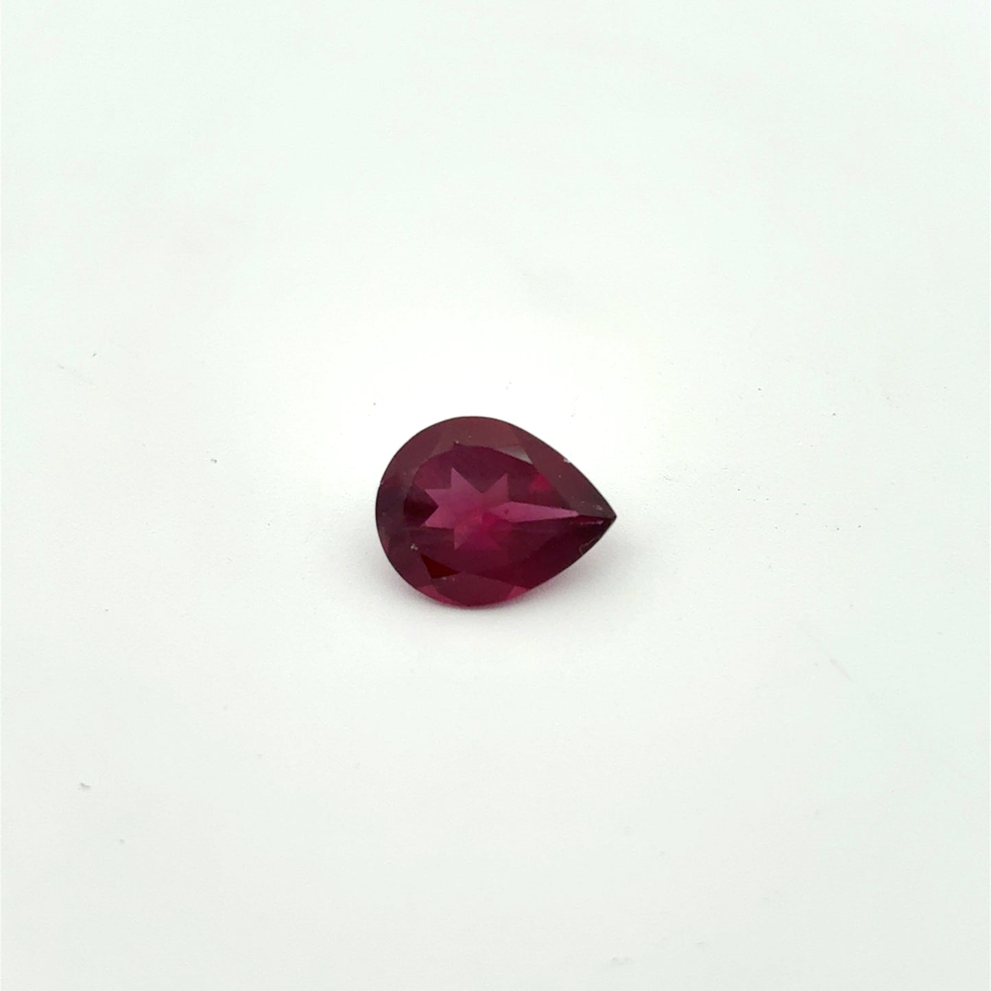 10x8mm Purple Rhodolite Garnet 2.64 carat Pear Cut, Faceted Loose Gemstone