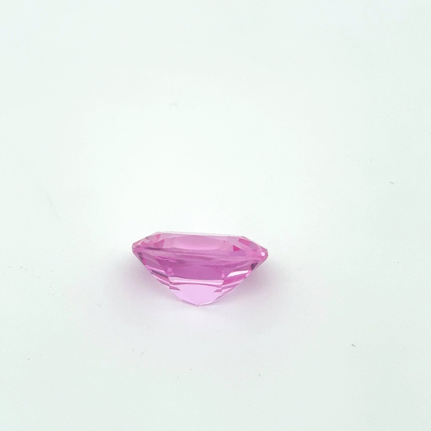 11x9mm Pink Lab Sapphire Oval Cut 4 Carat, Faceted Loose Gemstone