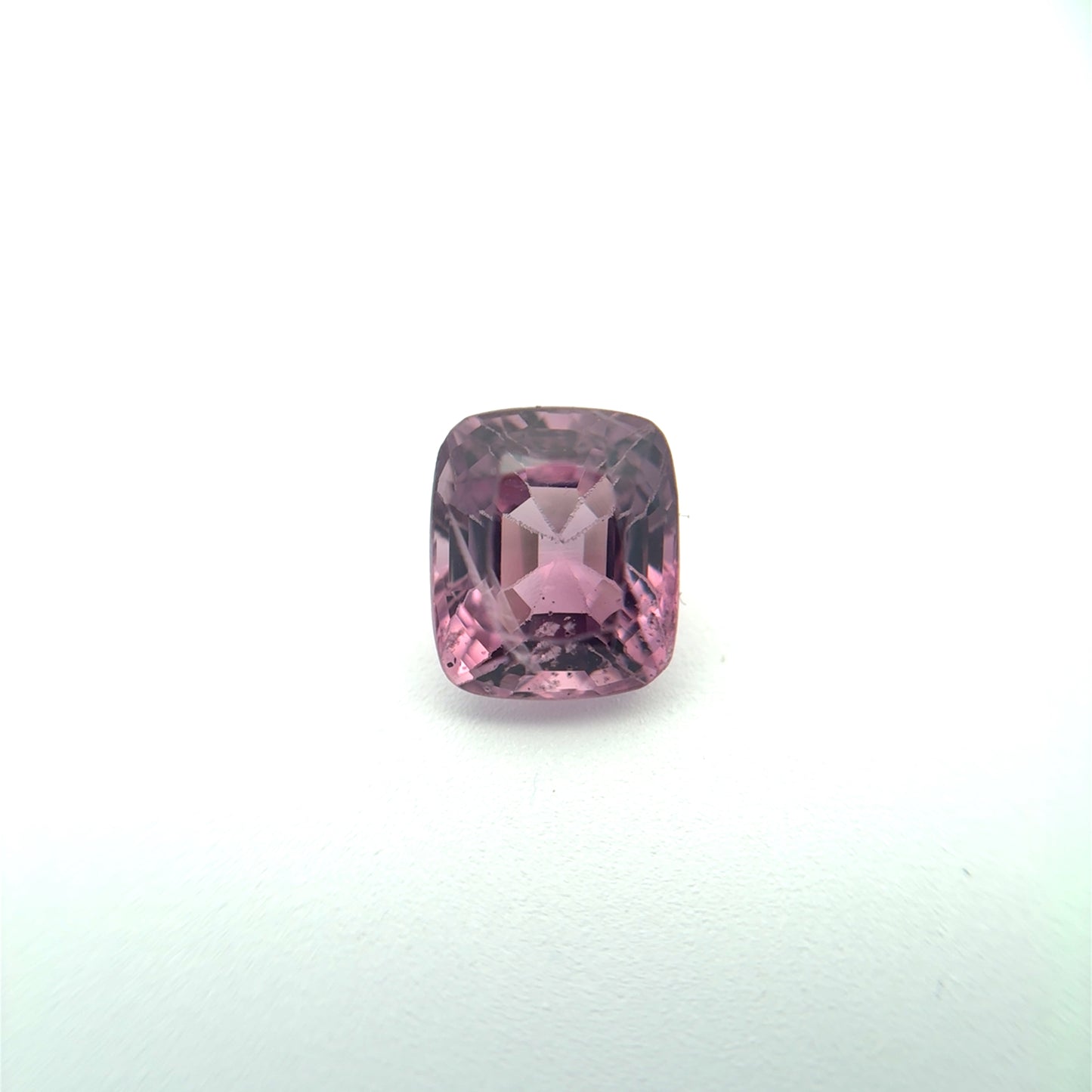 7x6mm Cushion Cut Purple Pink Natural Spinel 1.66 carat