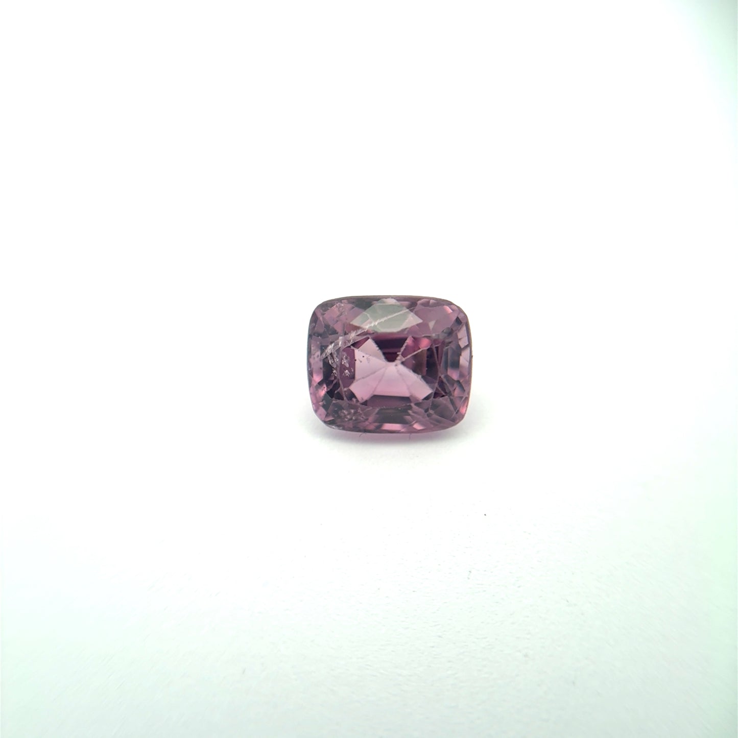 7x6mm Cushion Cut Purple Pink Natural Spinel 1.66 carat