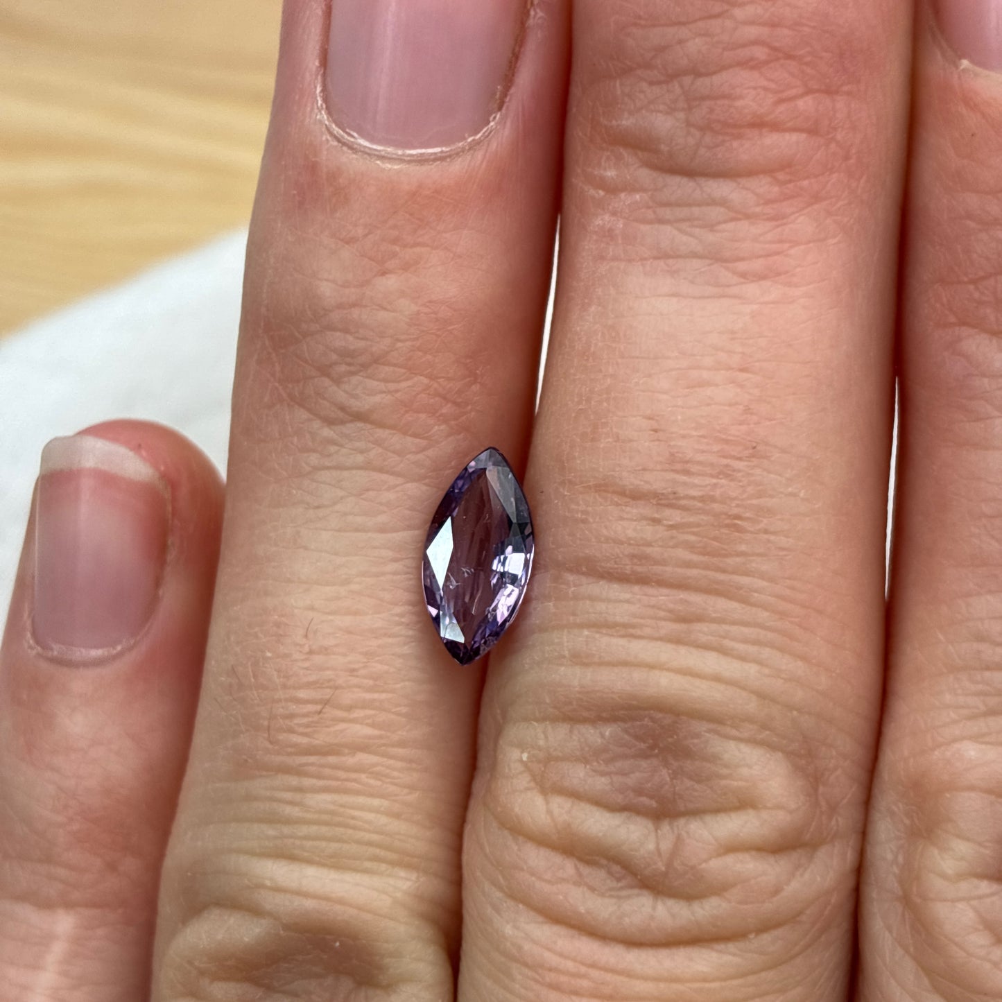 1.05ct Natural Purple Spinel 10x5mm Marquise cut
