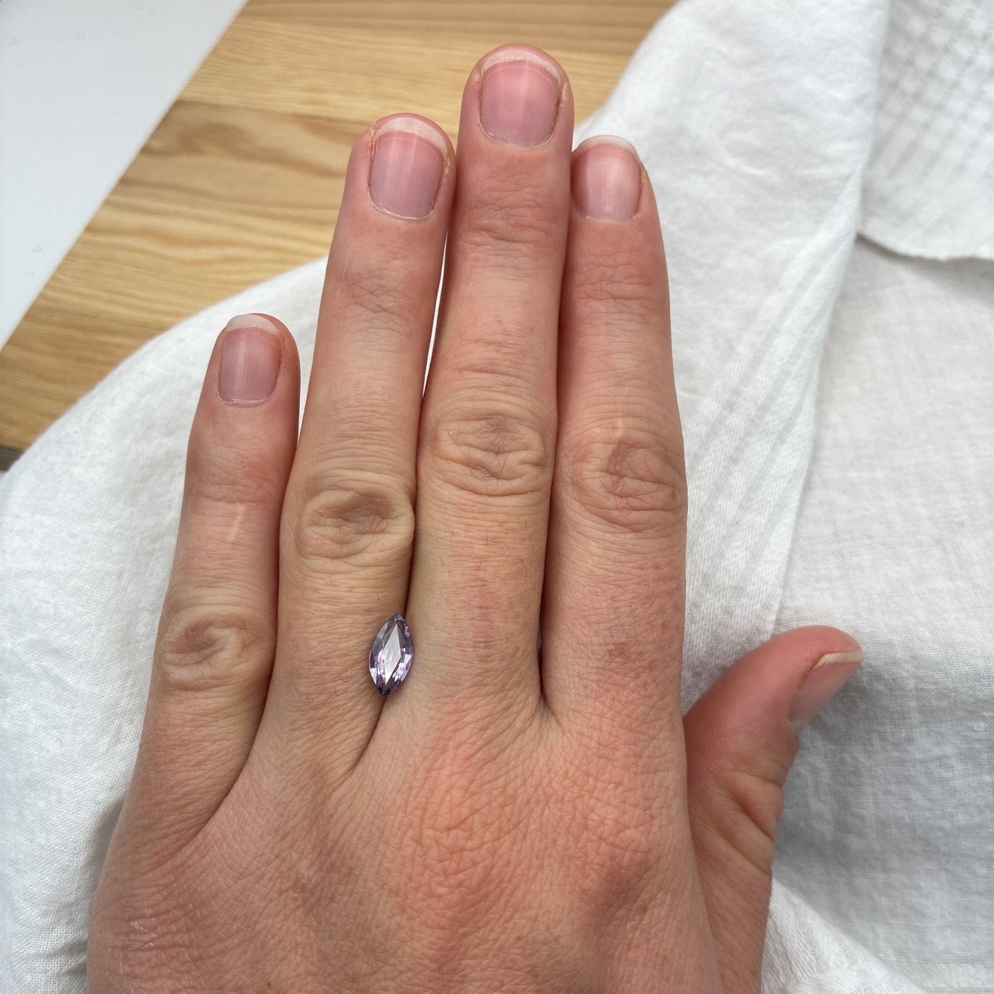 1.05ct Natural Purple Spinel 10x5mm Marquise cut