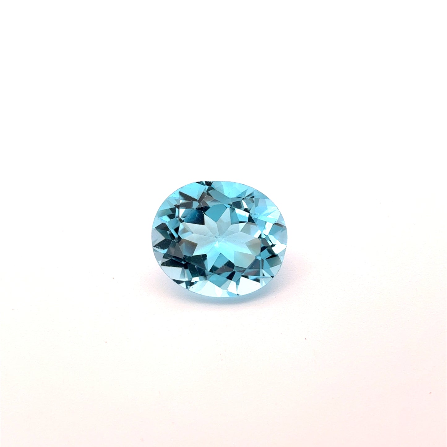 14x12mm Oval Blue Topaz, Loose 10 carat Recycled Gem