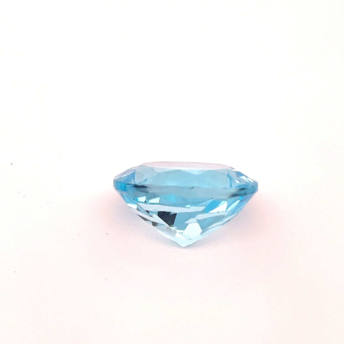 14x12mm Oval Blue Topaz, Loose 10 carat Recycled Gem
