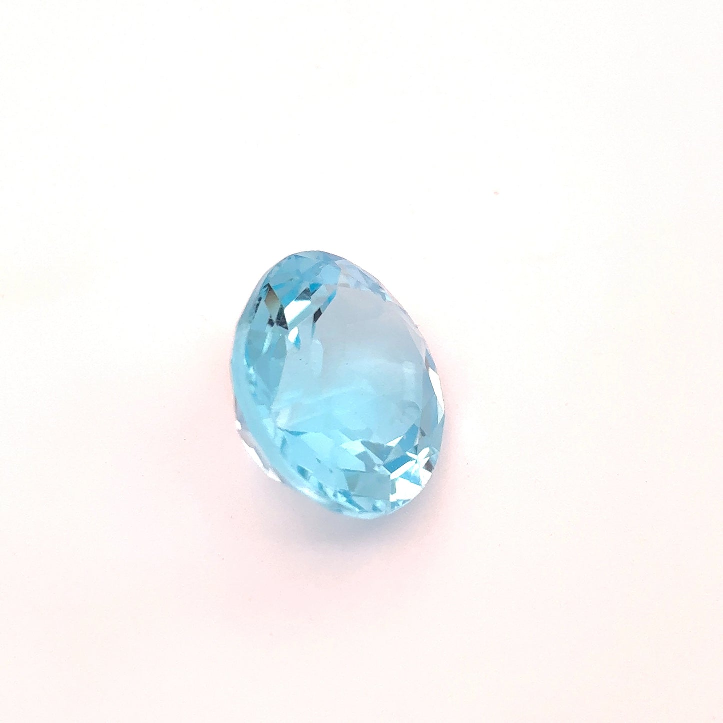 14x12mm Oval Blue Topaz, Loose 10 carat Recycled Gem