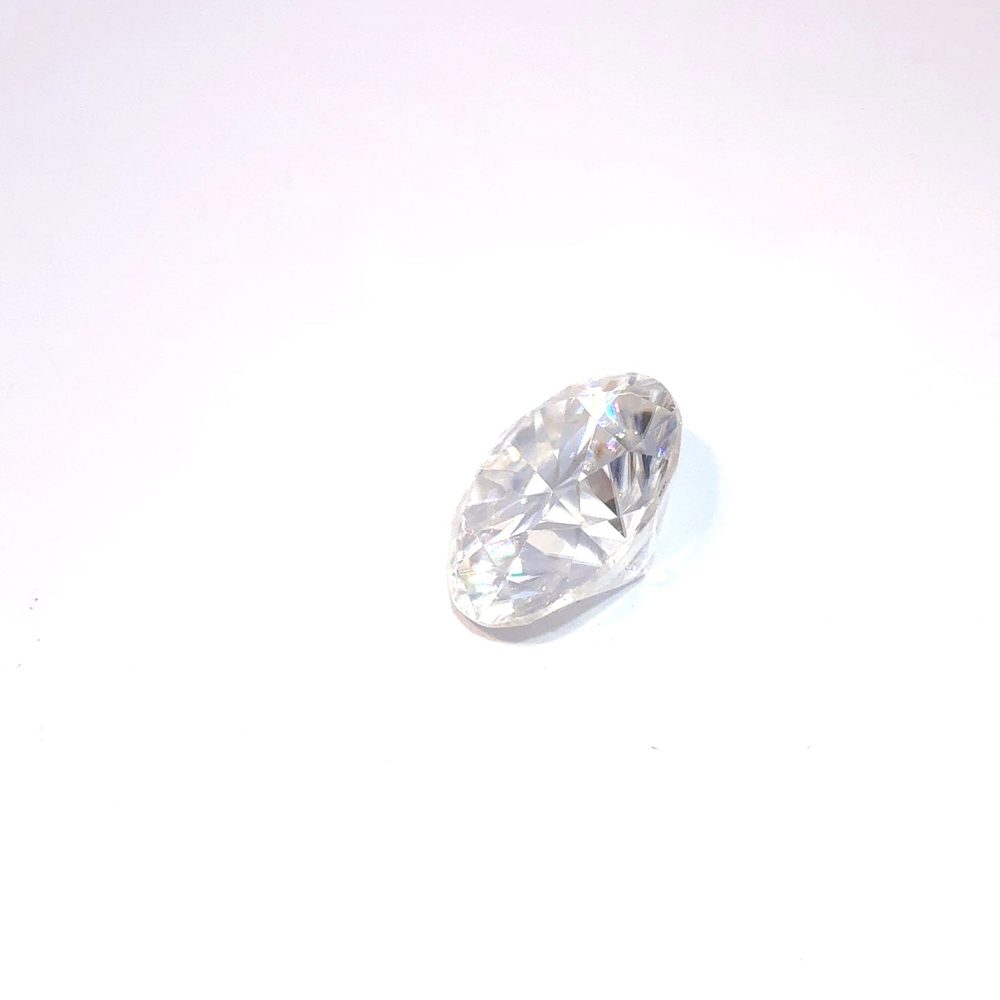 11mm Round brilliant cut Charles & Colvard Moissanite 4.66 Carats