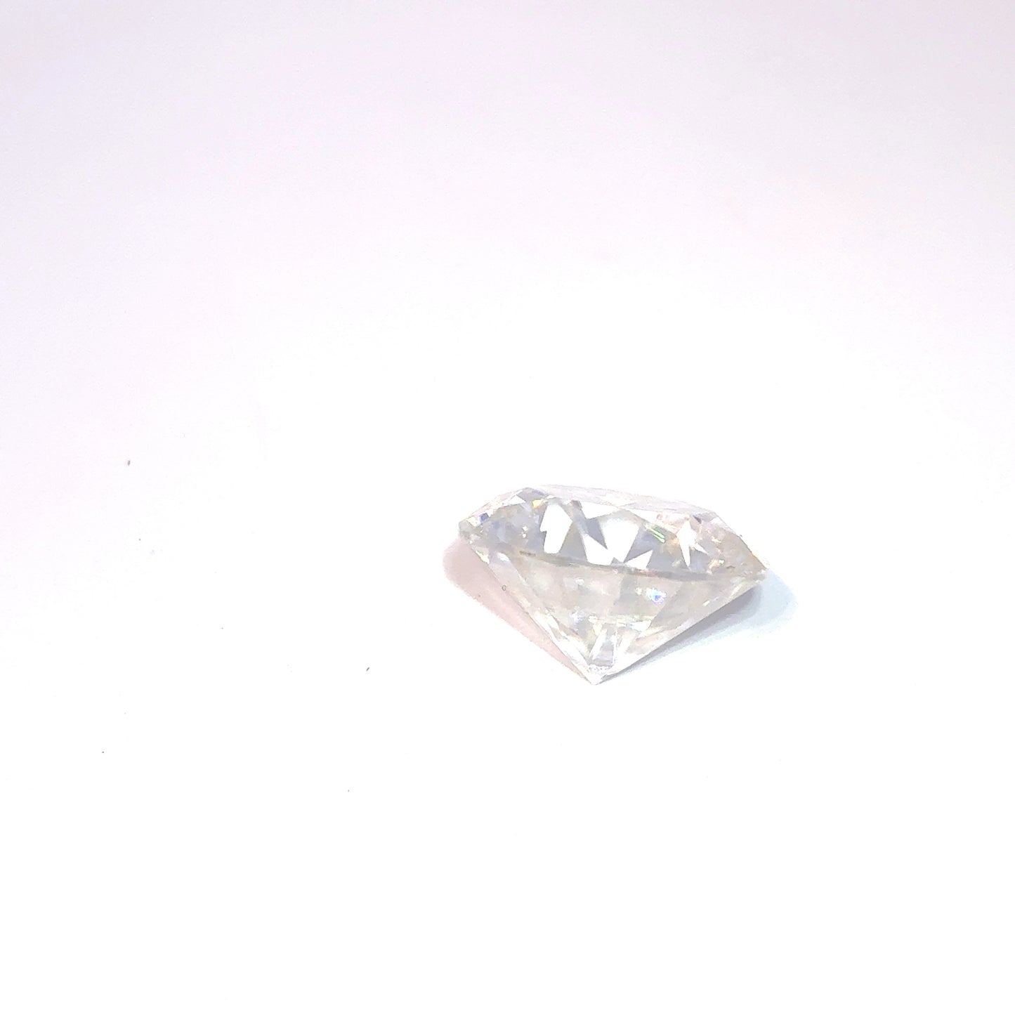 11mm Round brilliant cut Charles & Colvard Moissanite 4.66 Carats