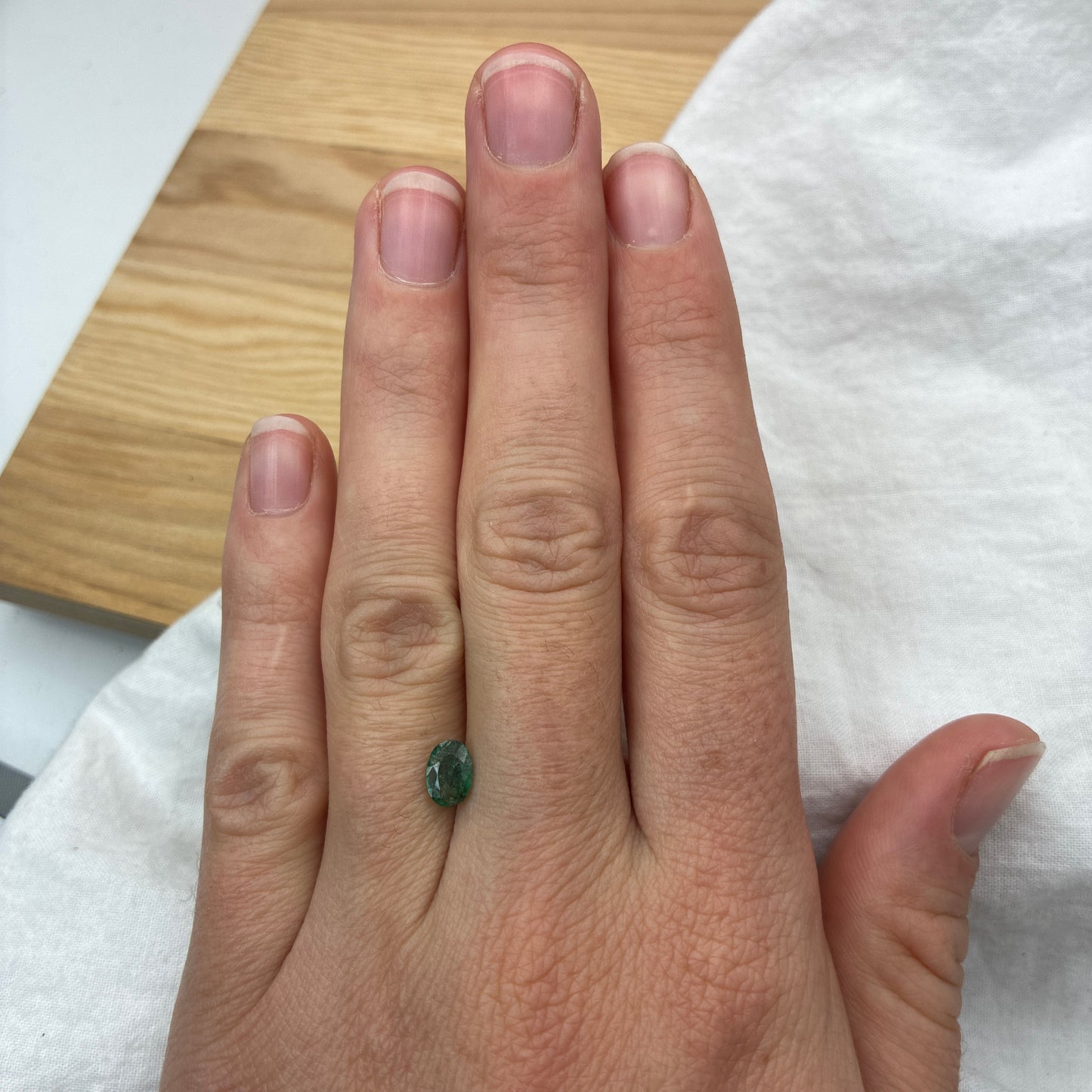 Natural Emerald 0.50 carat 7x5mm Oval