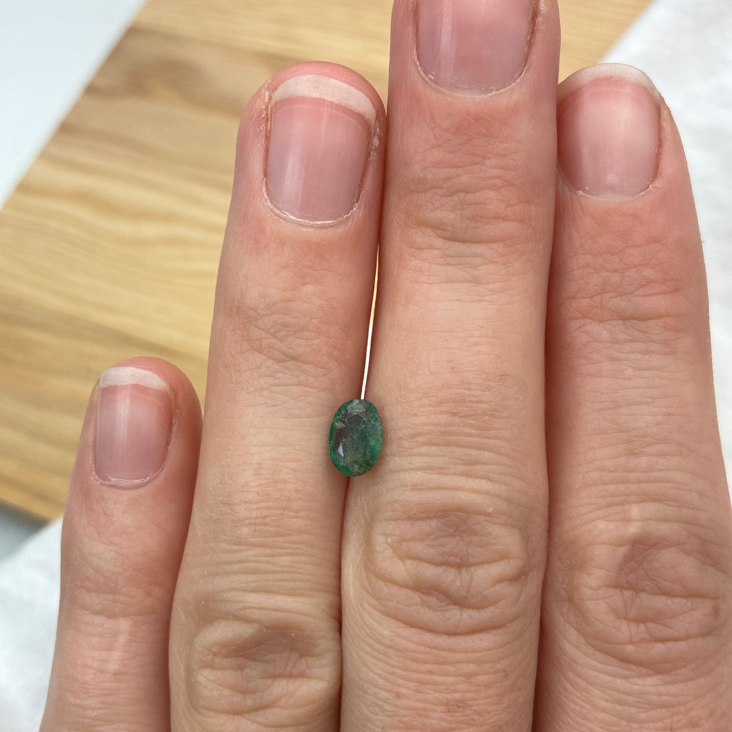 Natural Emerald 0.50 carat 7x5mm Oval