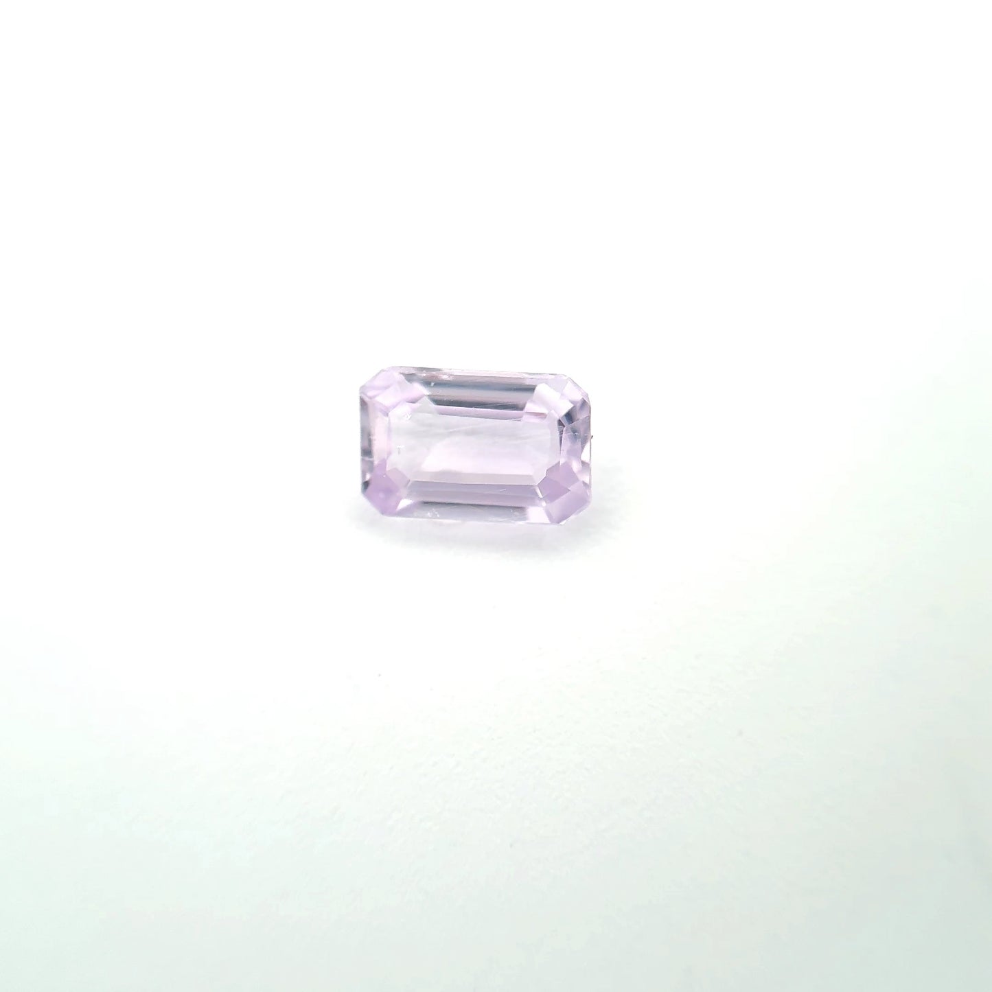 6x4mm Emerald Cut Natural Unheated Light Pink Sapphire 0.66 carats