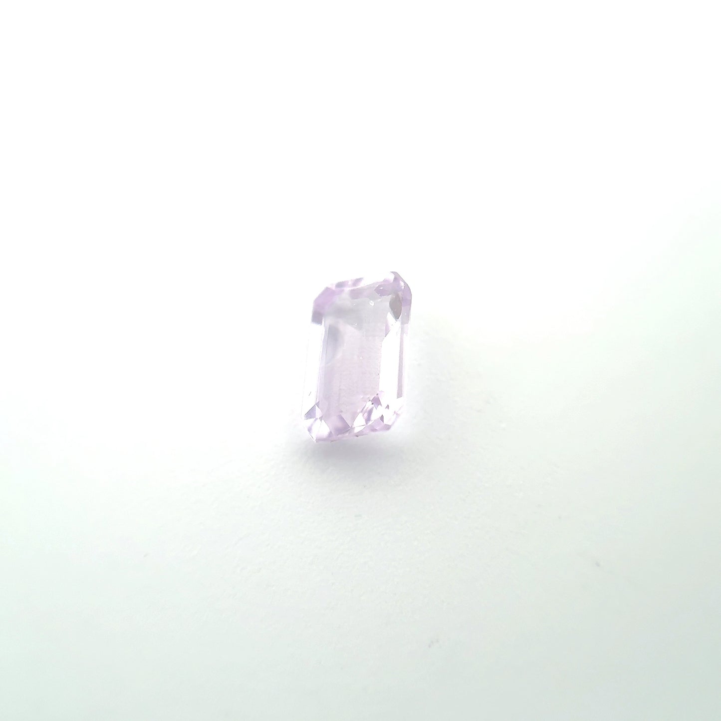 6x4mm Emerald Cut Natural Unheated Light Pink Sapphire 0.66 carats