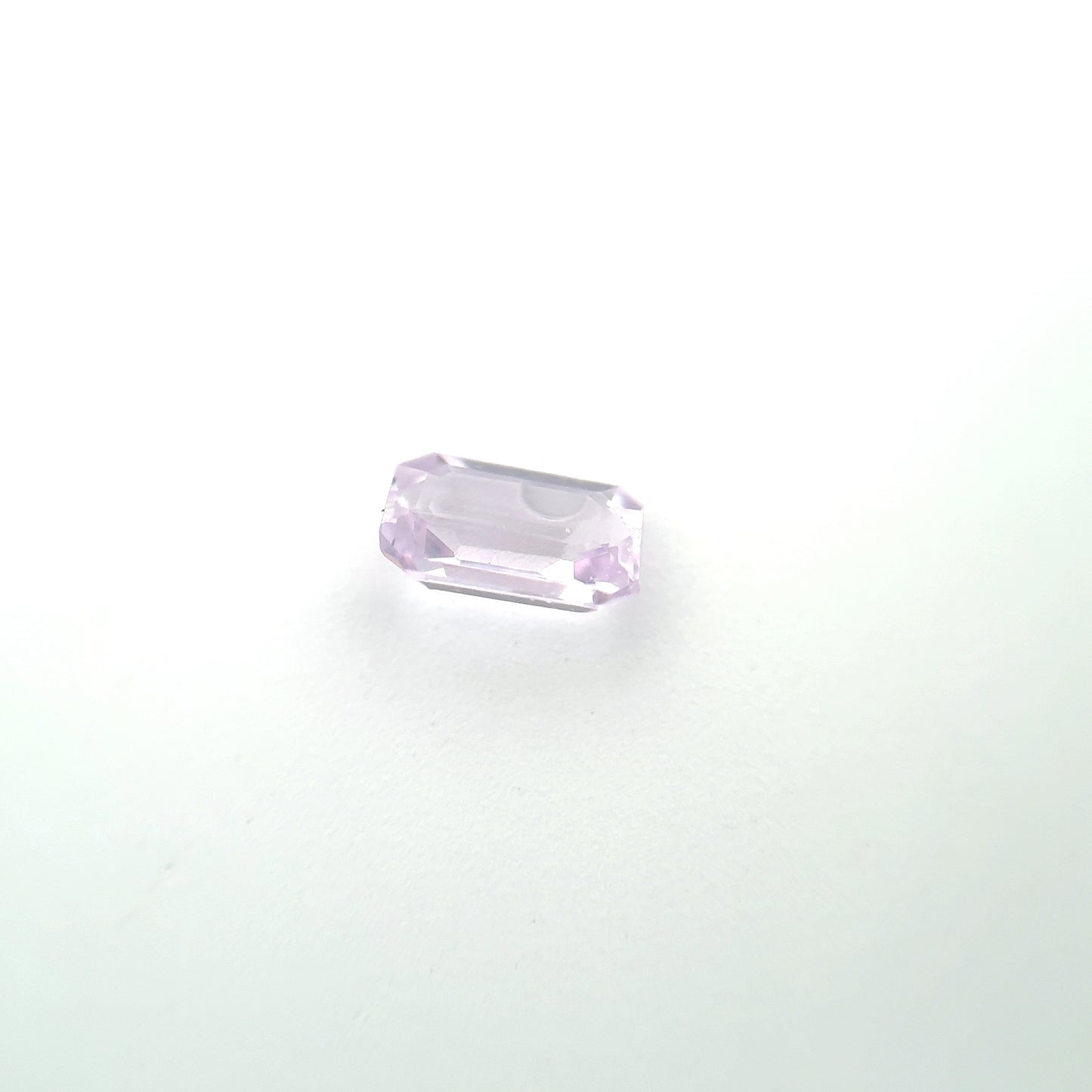 6x4mm Emerald Cut Natural Unheated Light Pink Sapphire 0.66 carats