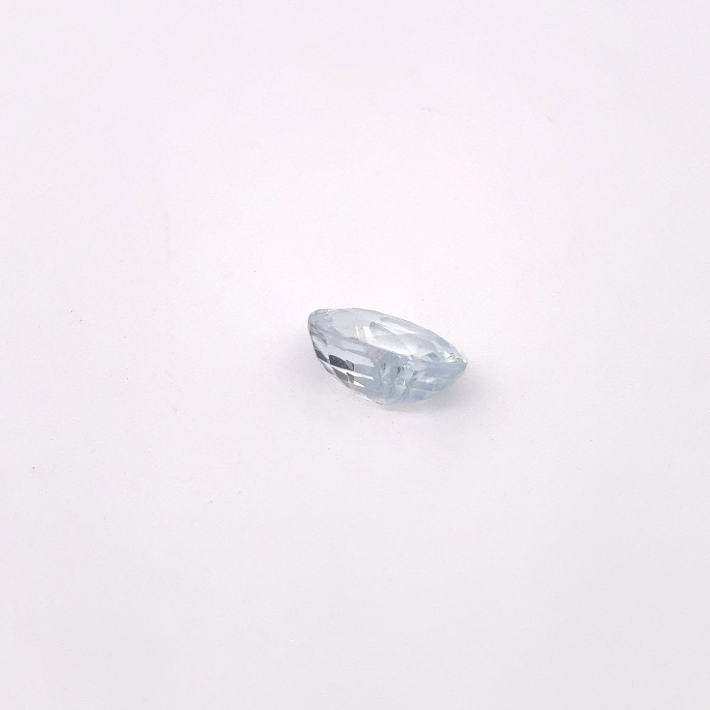 Loose Light Blue Natural Heated Sapphire 8x6mm Oval Loose Gemstone 1.82 carat