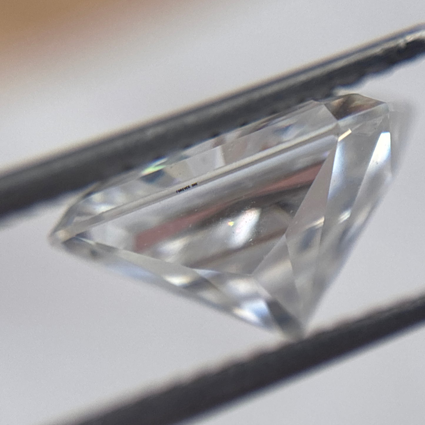 9x7mm Radiant Cut Rectangle Loose Forever One Moissanite Preowned 2.45 carats Stone