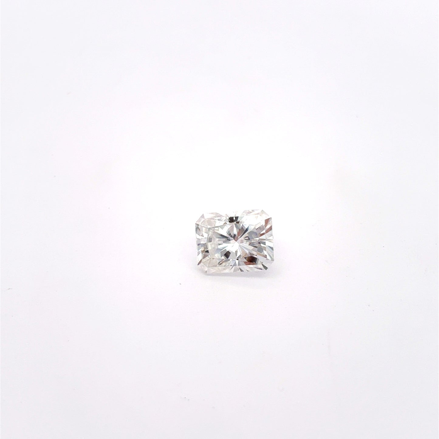 9x7mm Radiant Cut Rectangle Loose Forever One Moissanite Preowned 2.45 carats Stone