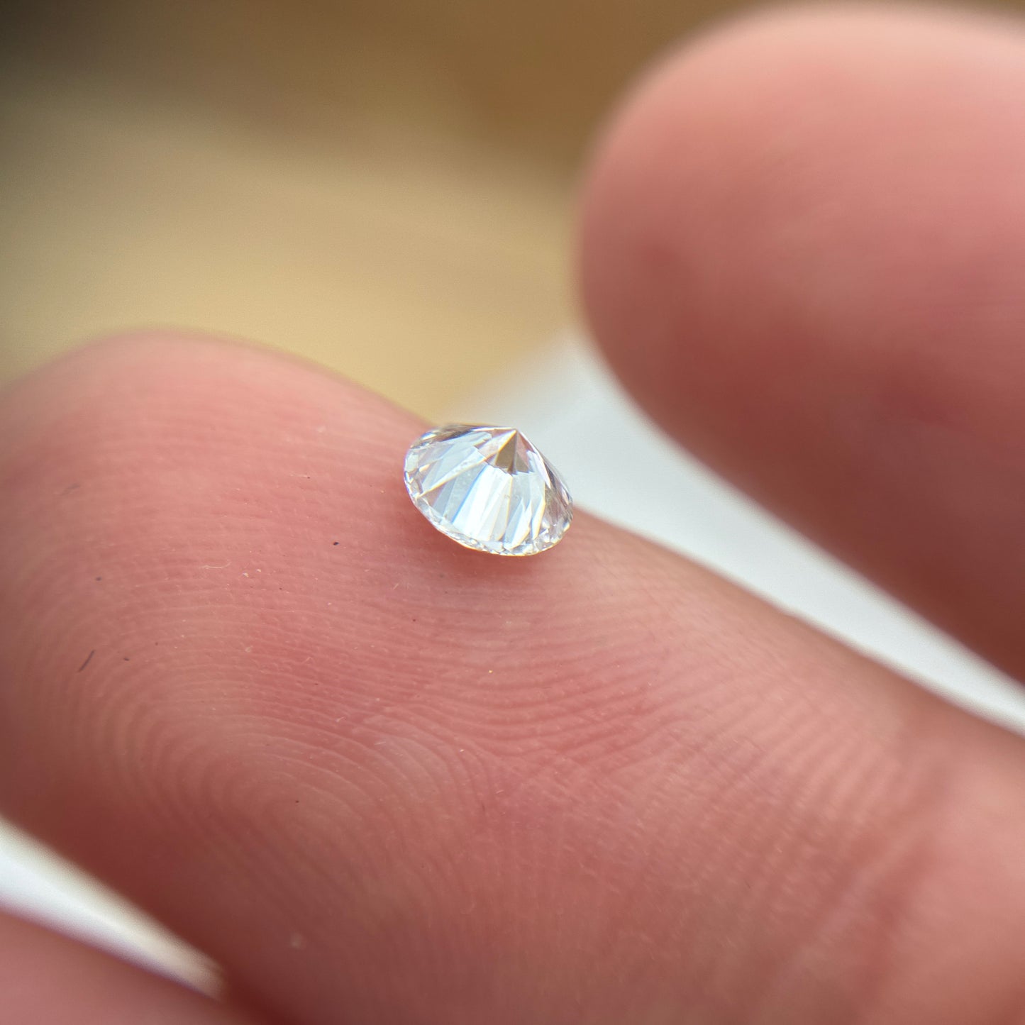 4.5mm Natural Diamond GIA graded D color SI1 0.36ct Loose Round Brilliant Excellent Cut