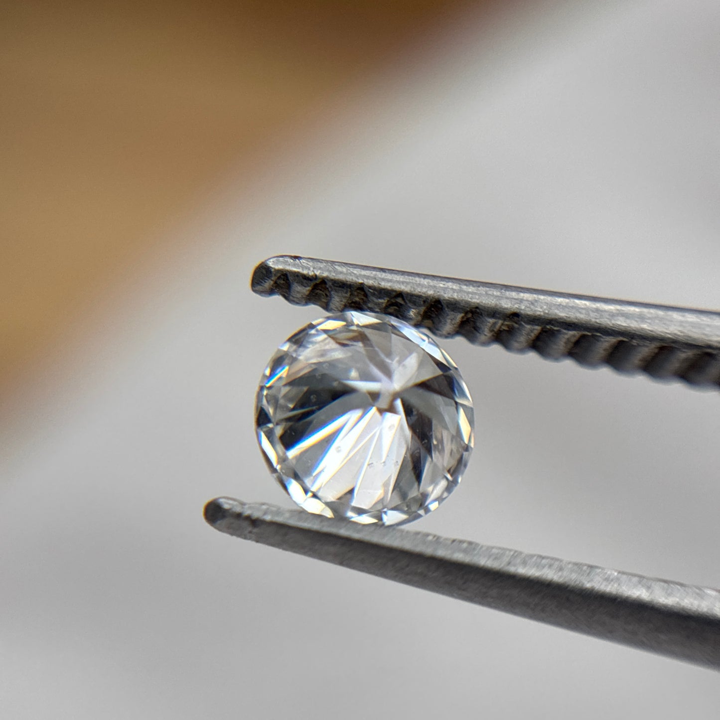 4.5mm Natural Diamond GIA graded D color SI1 0.36ct Loose Round Brilliant Excellent Cut