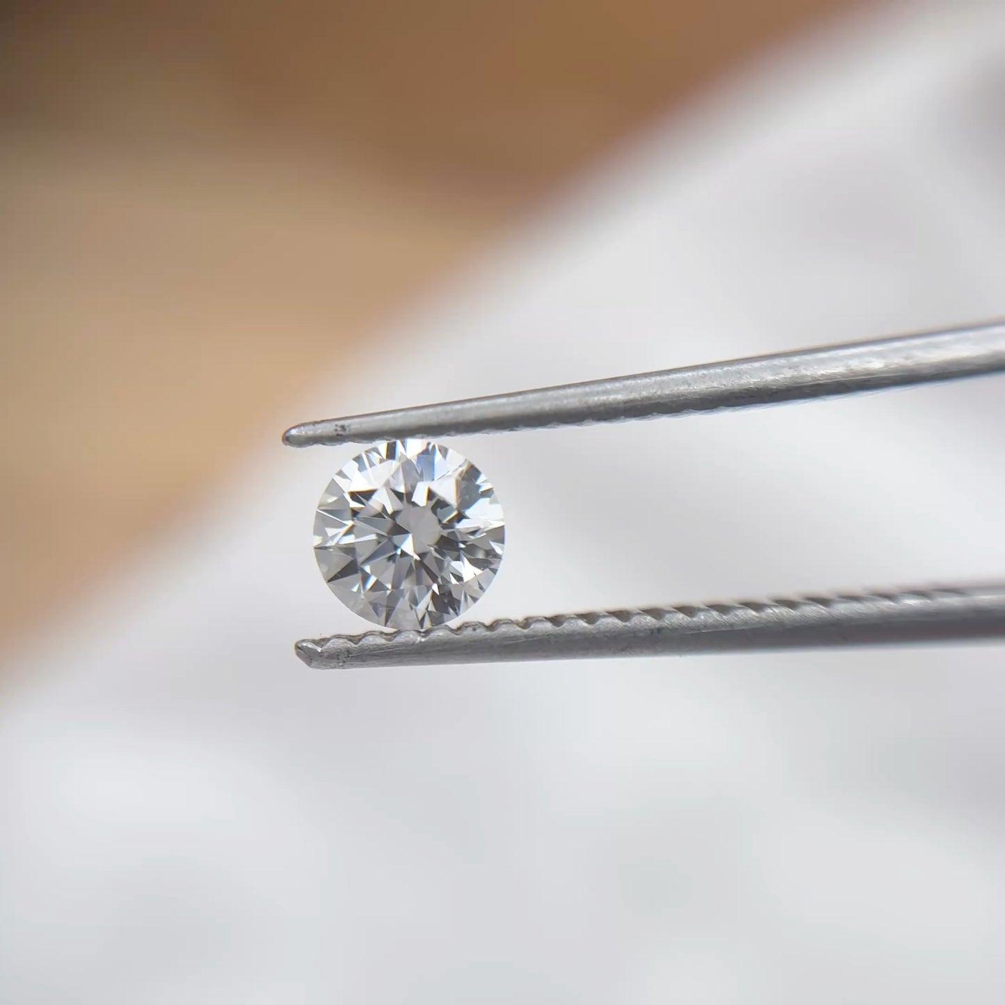 4.5mm Natural Diamond GIA graded D color SI1 0.36ct Loose Round Brilliant Excellent Cut