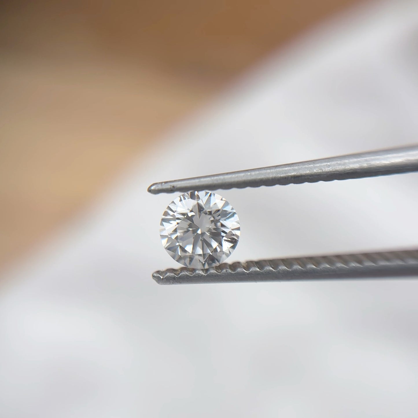 4.5mm Natural Diamond GIA graded D color SI1 0.36ct Loose Round Brilliant Excellent Cut