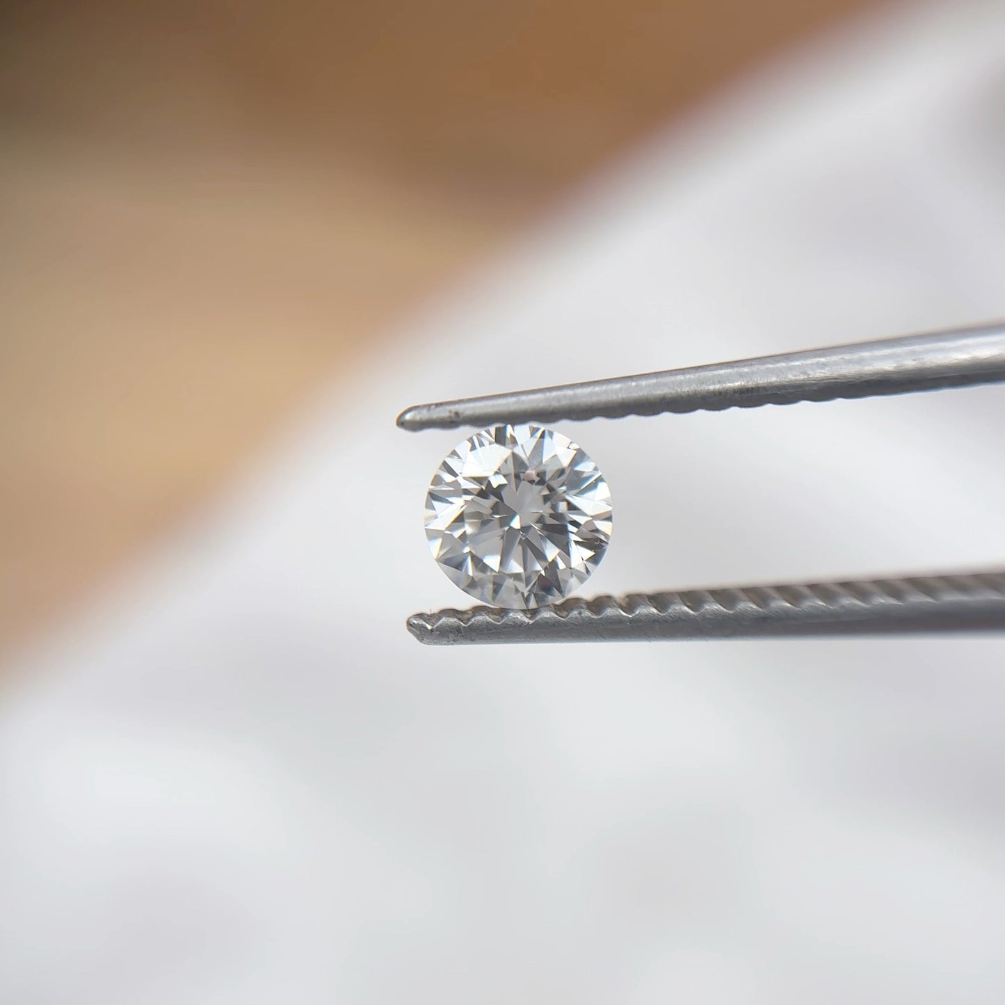 4.5mm Natural Diamond GIA graded D color SI1 0.36ct Loose Round Brilliant Excellent Cut