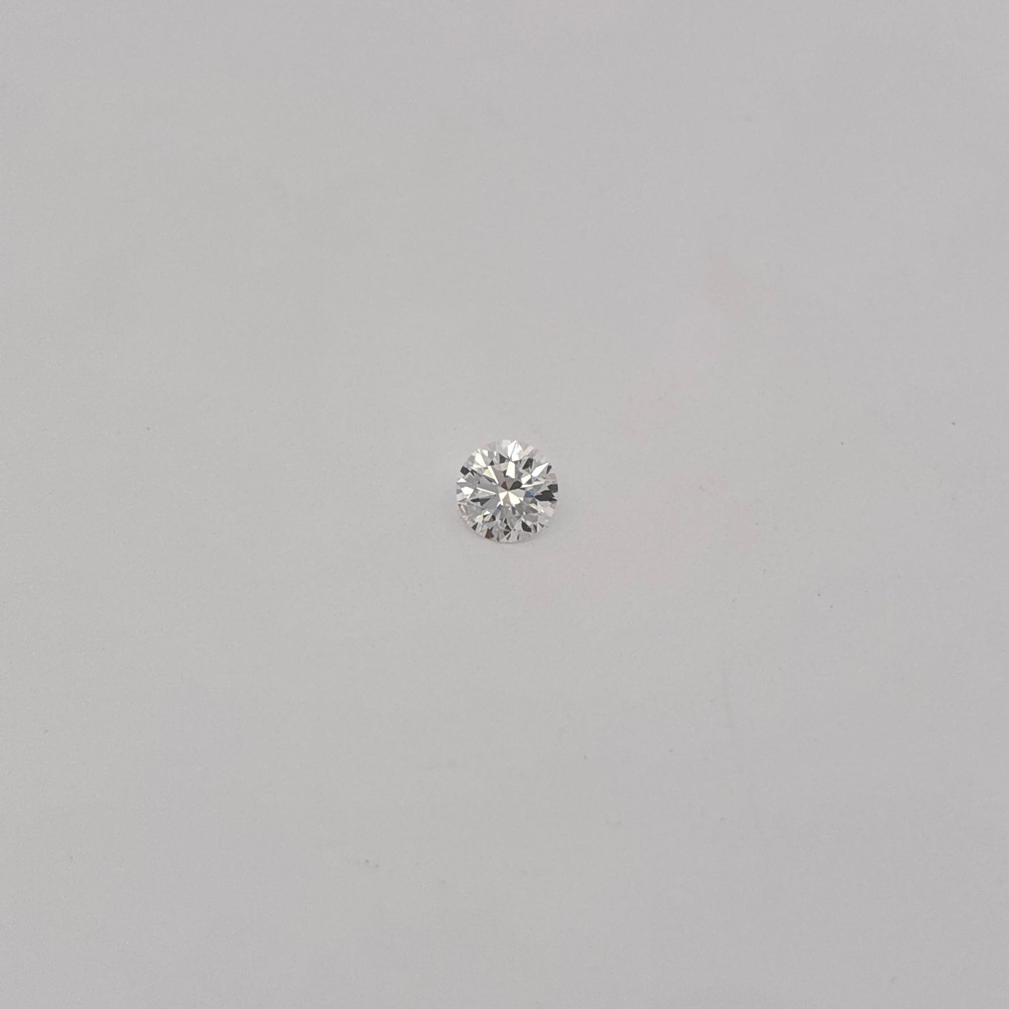 4.5mm Natural Diamond GIA graded D color SI1 0.36ct Loose Round Brilliant Excellent Cut