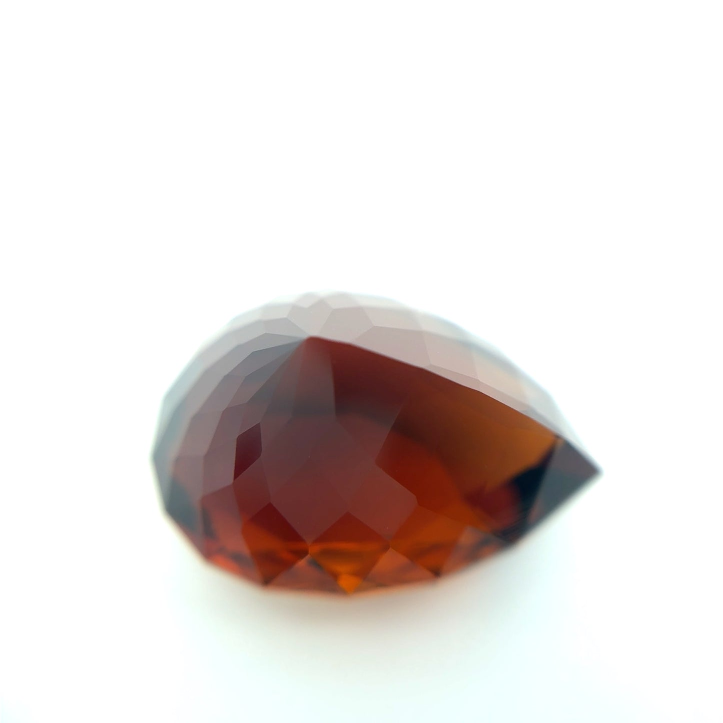 13.7 carat Chocolate Tourmaline 18x13.7mm Pear Cut